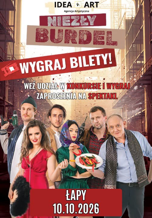 Wygrzej podwójne zaproszenie na spektakl „Niezły Burdel”